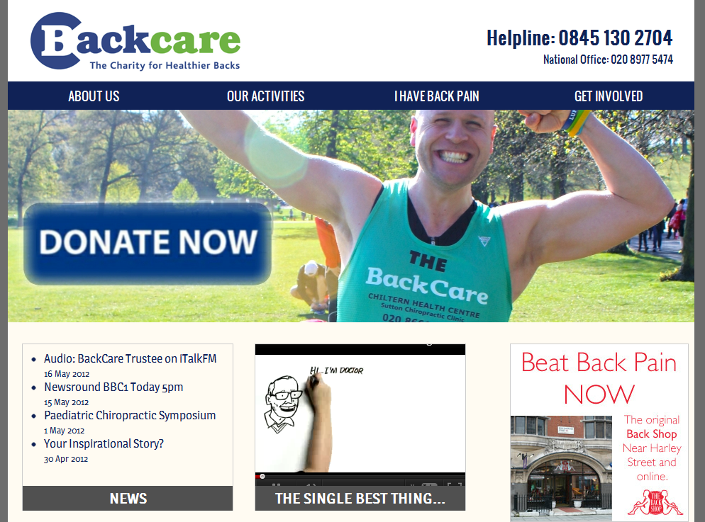 Backcare Charity